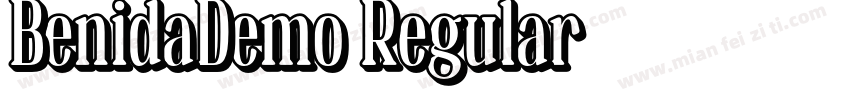 BenidaDemo Regular字体转换